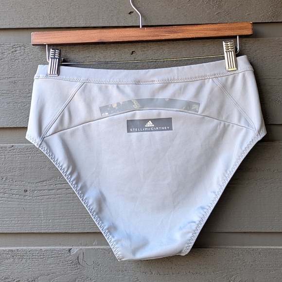Adidas X Stella McCartney Ice Grey Hybrid Swim Shorts Brief Size Medium - Picture 5 of 10
